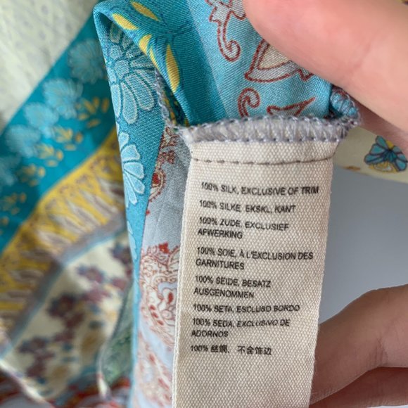 NWT Johnny Was 100% Silk Tunic - Picture 6 of 6